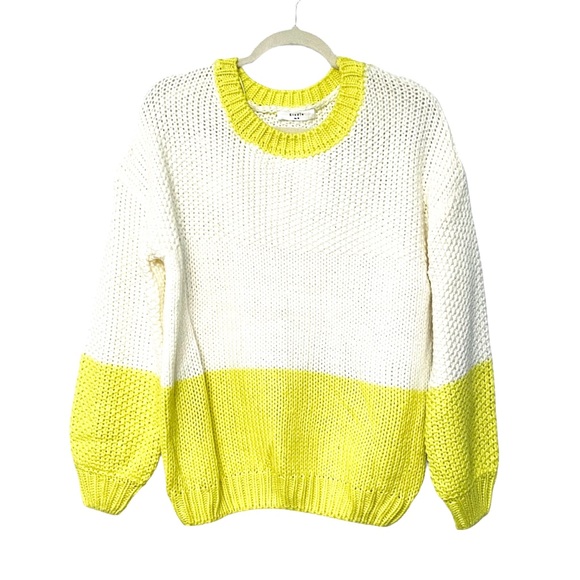 NEW Elodie Nordstrom Colorblock Crew Neck Sweater - Picture 4 of 10